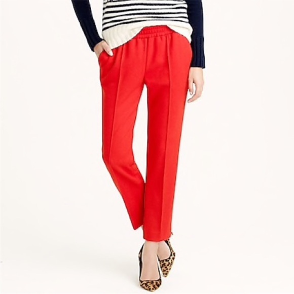 J. Crew Easy On Red Wool Pant NWT - Picture 3 of 11